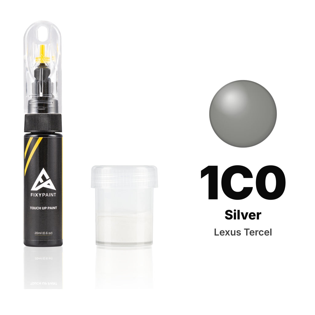 Touch-up paint for Lexus Tercel 1C0 Silver, Standard kit
