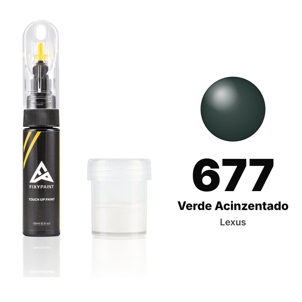 Touch-up paint for Lexus 677 Verde Acinzentado, Standard kit