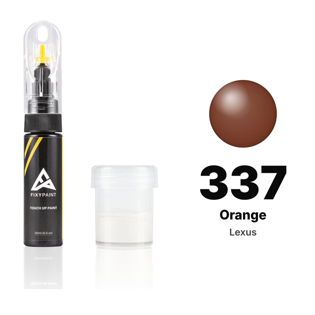Lackstift für Lexus – 337 Orange (alle Modelle, 1975–1977), Set Standard