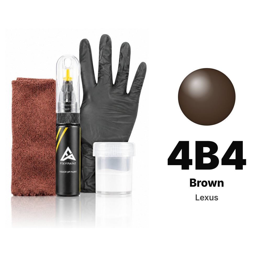 Touch-up paint for Lexus 4B4 Brown, Complete kit