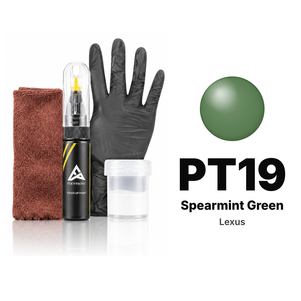 Touch-up paint for Lexus PT19 Spearmint Green, Complete kit