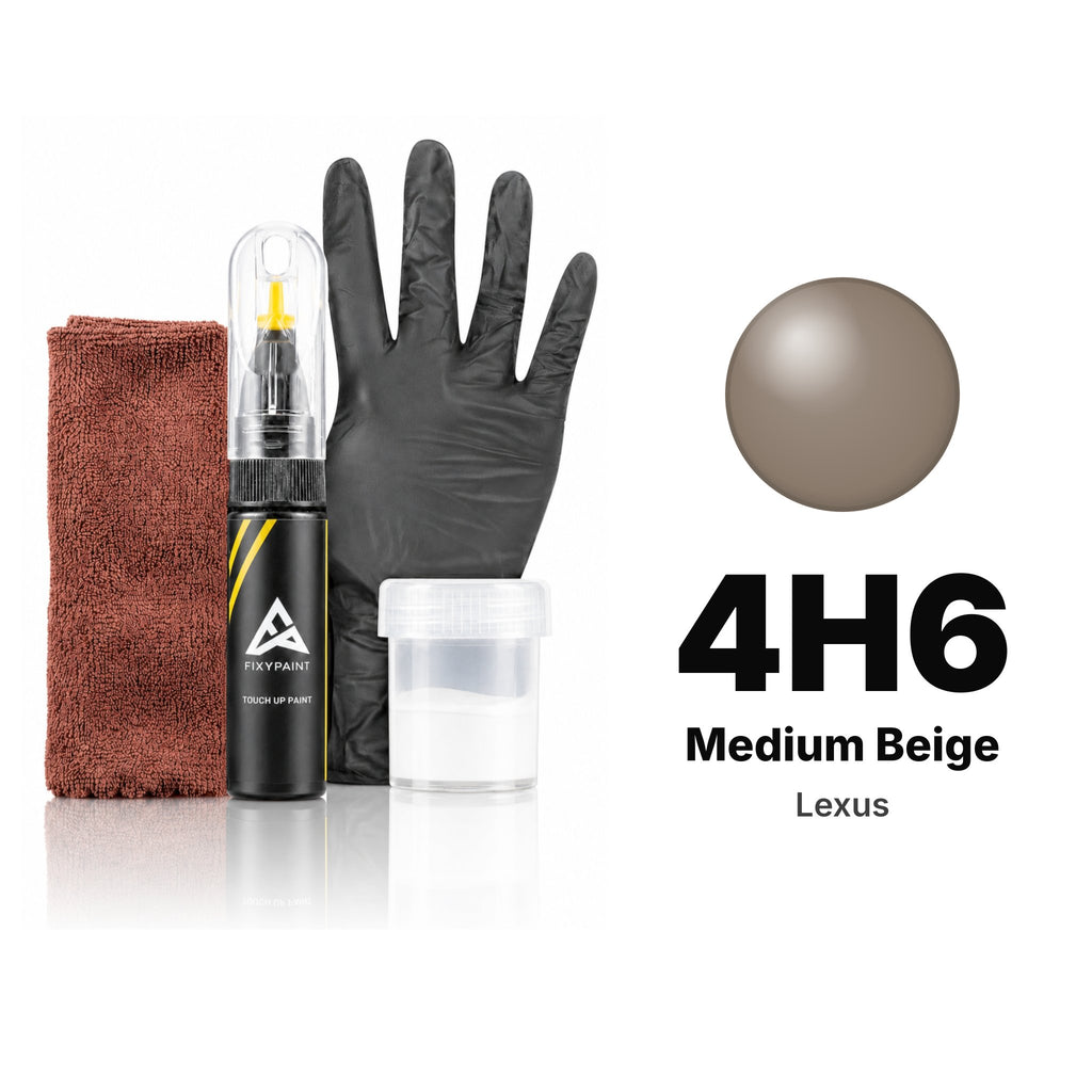 Touch-up paint for Lexus 4H6 Medium Beige, Complete kit