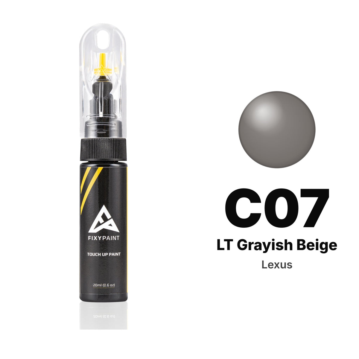 Lexus C07 LT Grayish Beige touch-up paint, Basic kit