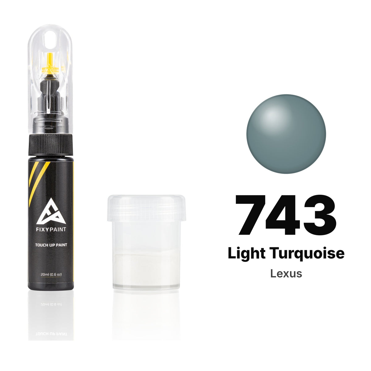 Touch-up paint for Lexus 743 Light Turquoise, Standard kit
