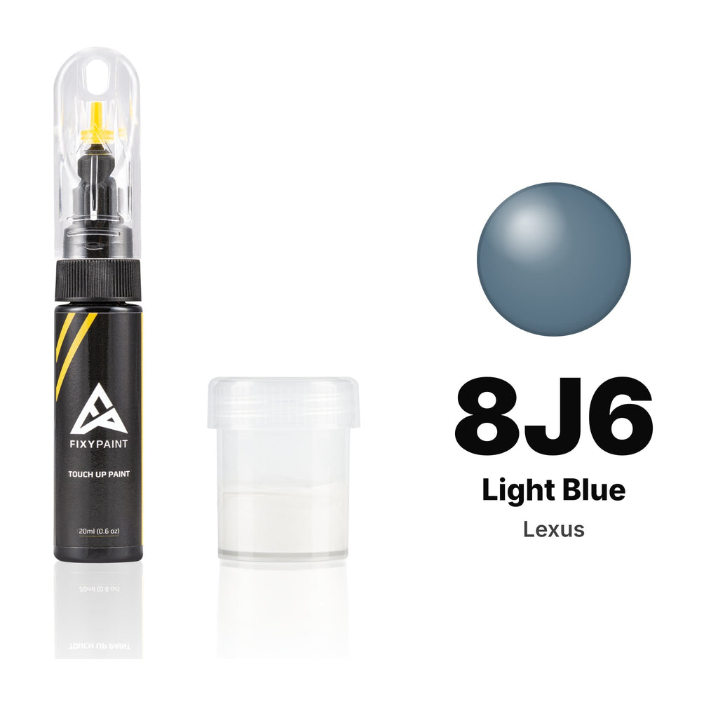 Touch-up paint for Lexus 8J6 Light Blue, Standard kit