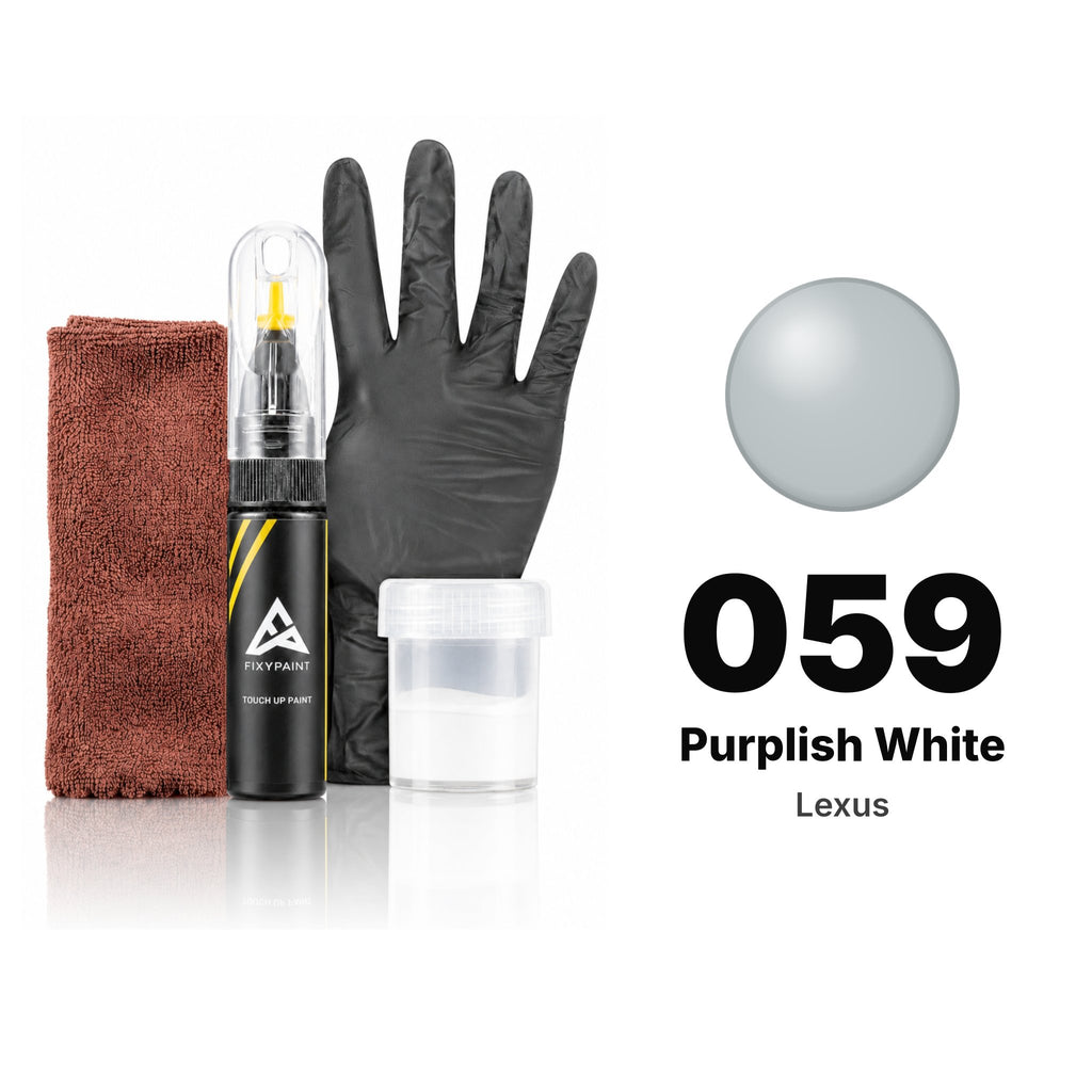 Touch-up paint for Lexus 059 Purplish White, Complete kit