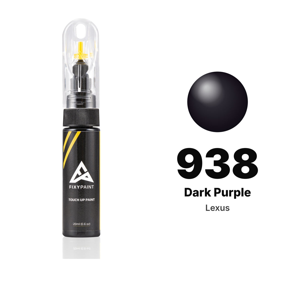 Touch-up paint for Lexus 938 Dark Purple, Basic kit