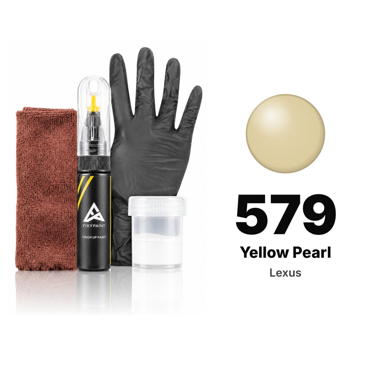 Touch-up paint for Lexus 579 Yellow Pearl, Complete kit