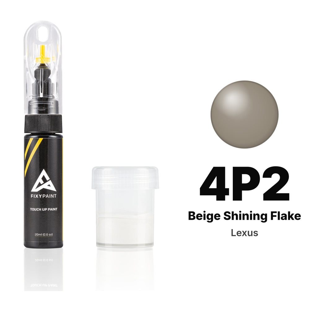 Lackstift für Lexus – 4P2 Beige Shining Flake (alle Modelle, 1998–2004), Set Standard