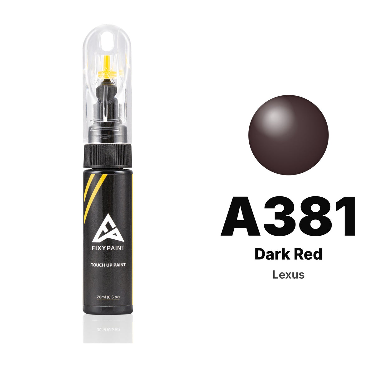 Lexus A381 Dark Red touch-up paint, Basic kit