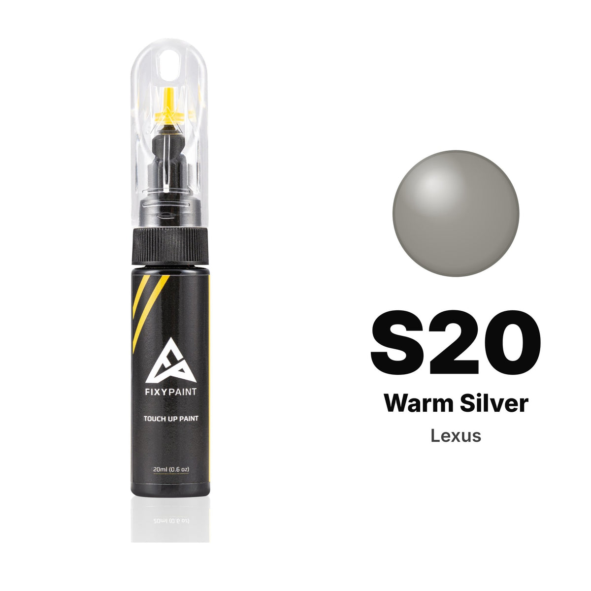 Lexus S20 Warm Silver touch-up paint, Basic kit