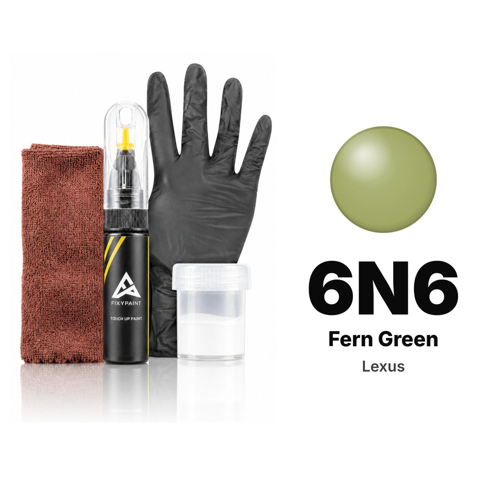 Touch-up paint for Lexus 6N6 Fern Green, Complete kit