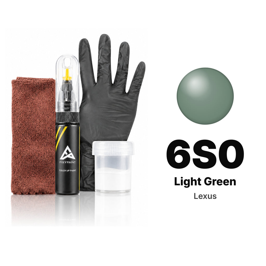 Touch-up paint for Lexus 6S0 Light Green, Complete kit
