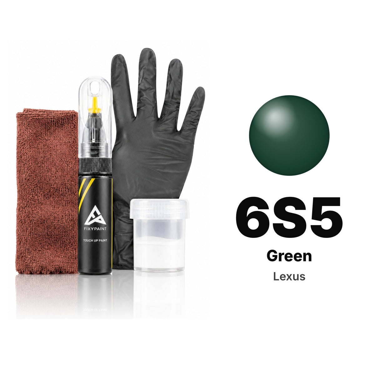 Pintura de retoque para Lexus – 6S5 Green (todos los modelos, 2000–2004), kit Completo