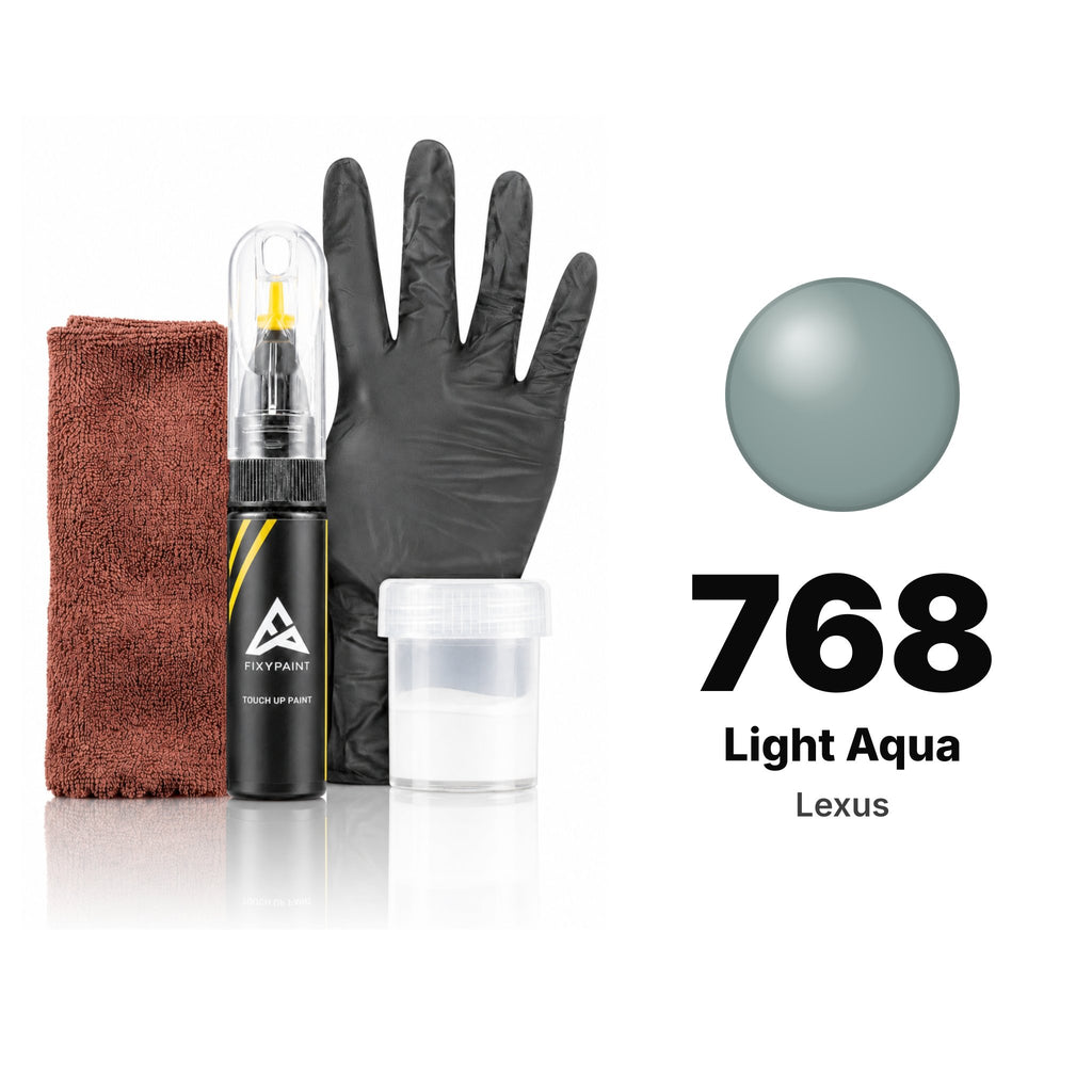 Touch-up paint for Lexus 768 Light Aqua, Complete kit