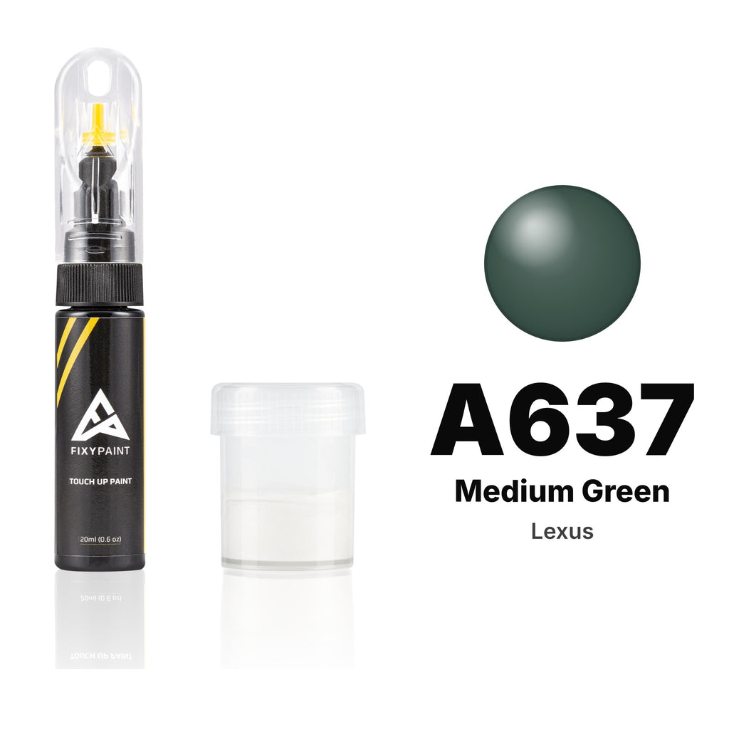 Touch-up paint for Lexus A637 Medium Green, Standard kit