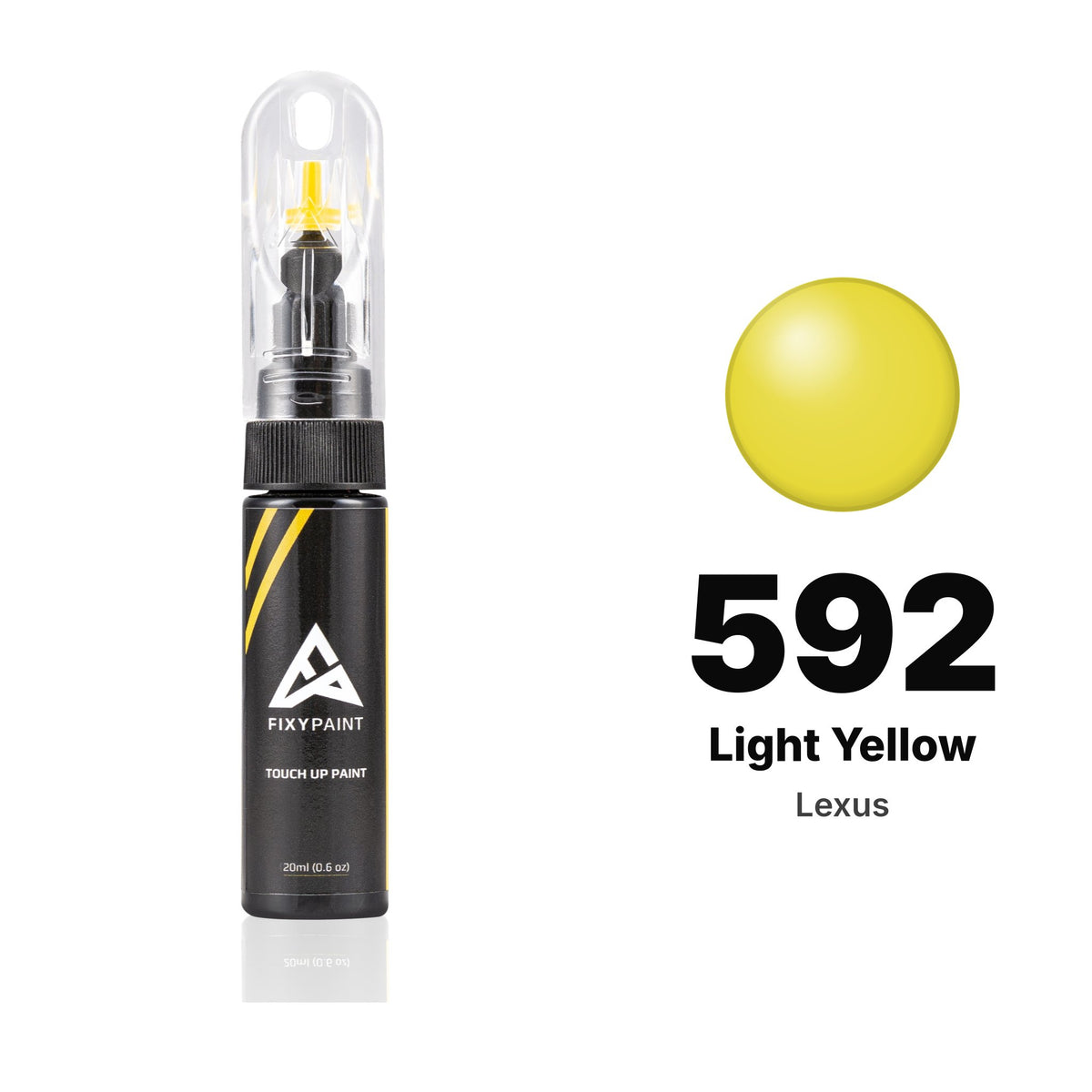 Lexus 592 Light Yellow touch-up paint, Basic kit