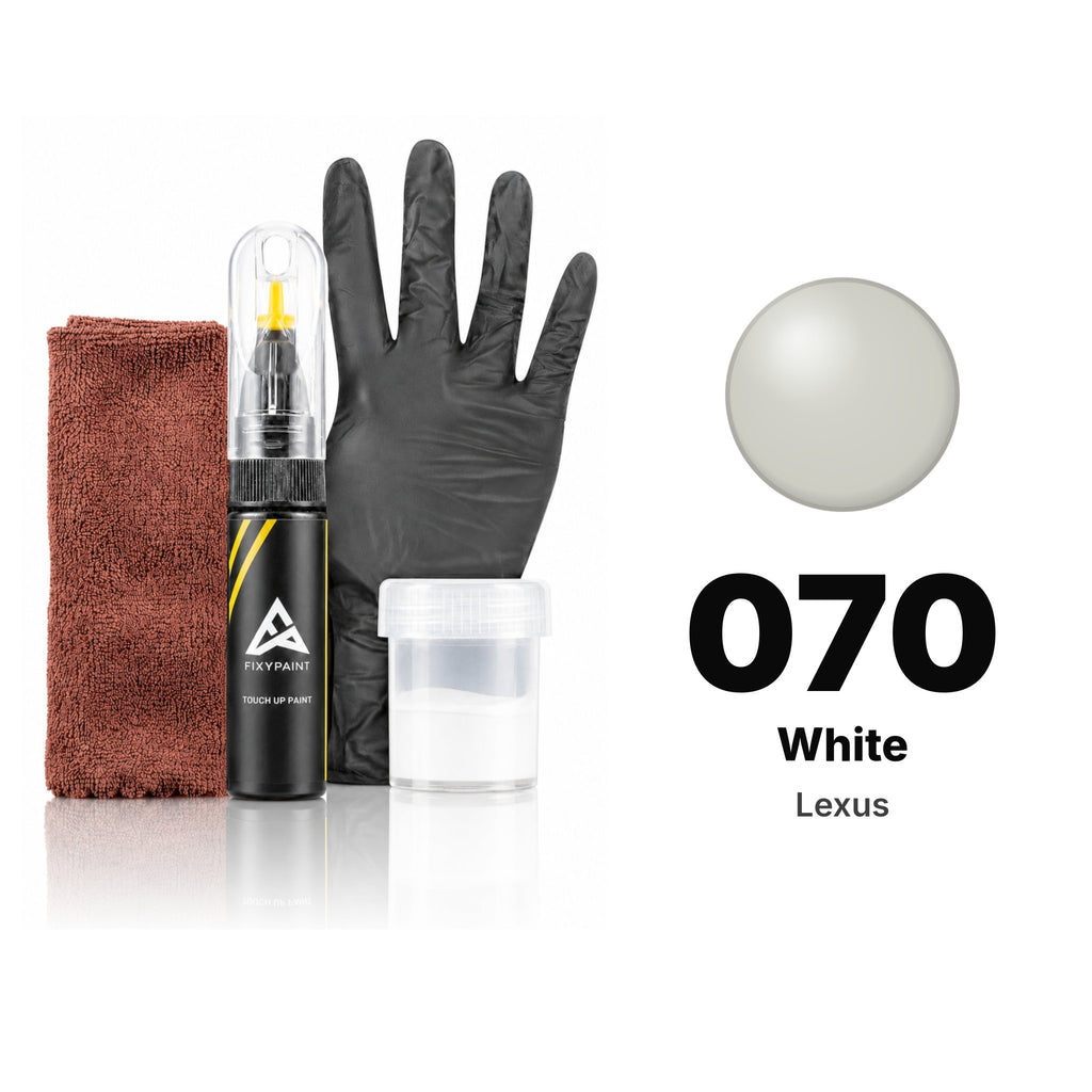 Touch-up paint for Lexus 070 White, Complete kit