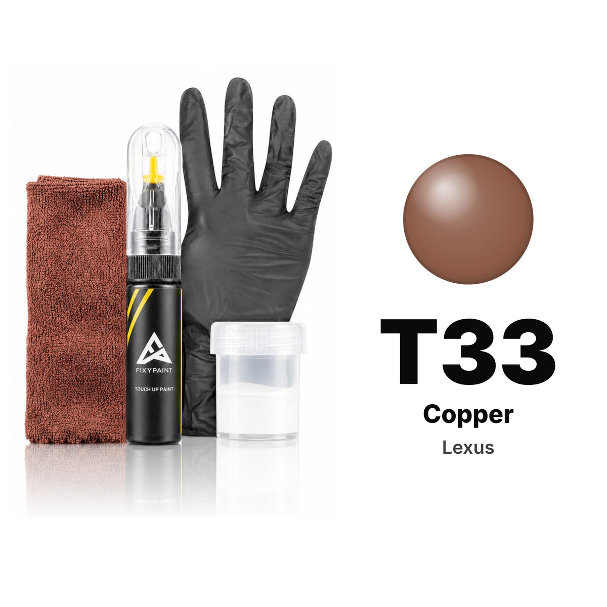 Touch-up paint for Lexus T33 Copper, Complete kit