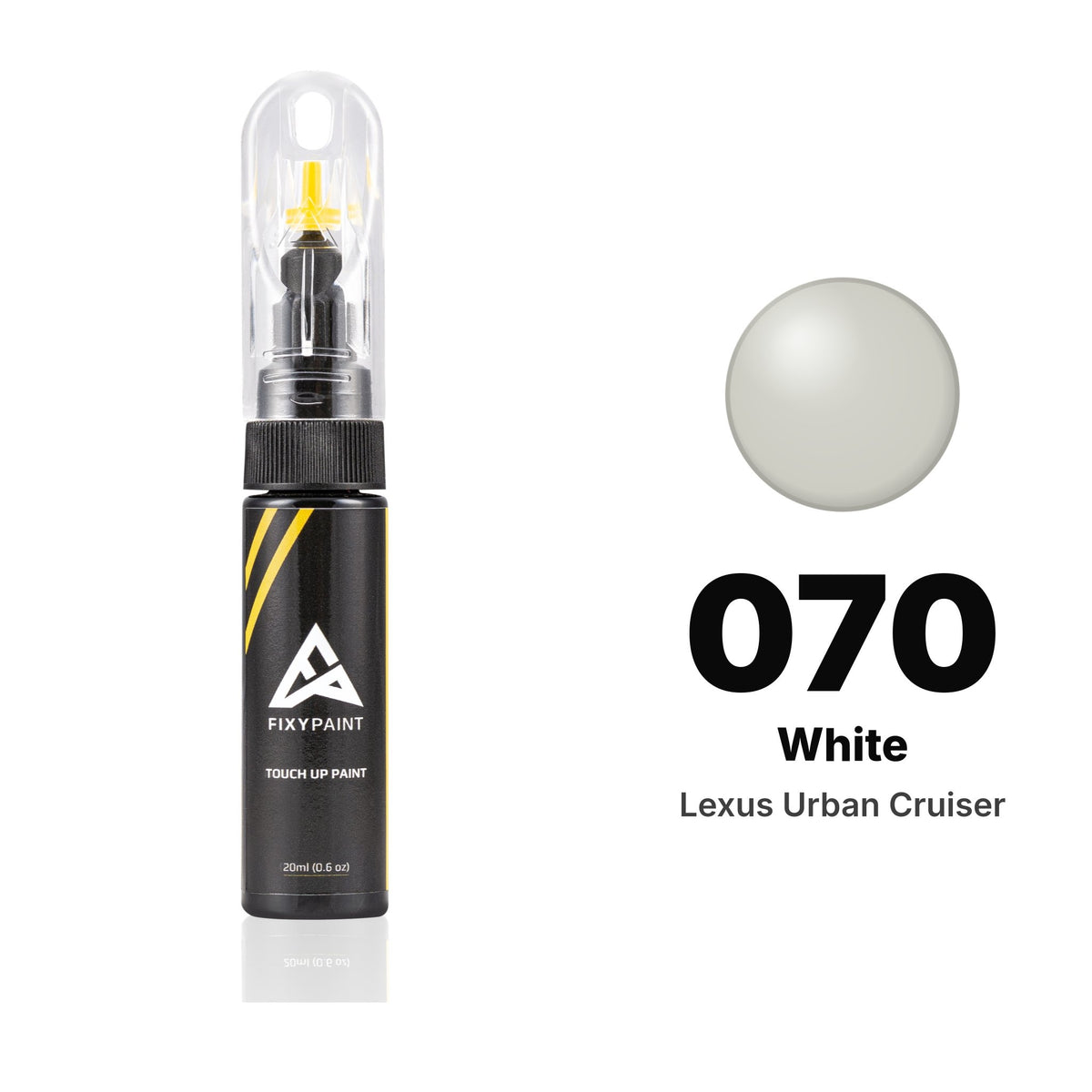 Touch-up paint for Lexus Urban Cruiser 070 White, Basic kit