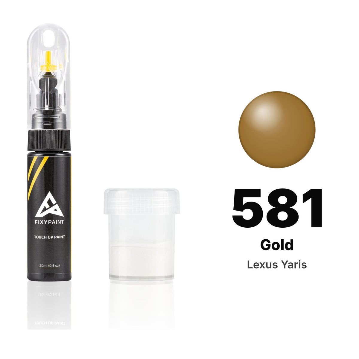 Lackstift für Lexus Yaris – 581 Gold (2000–2001), Set Standard