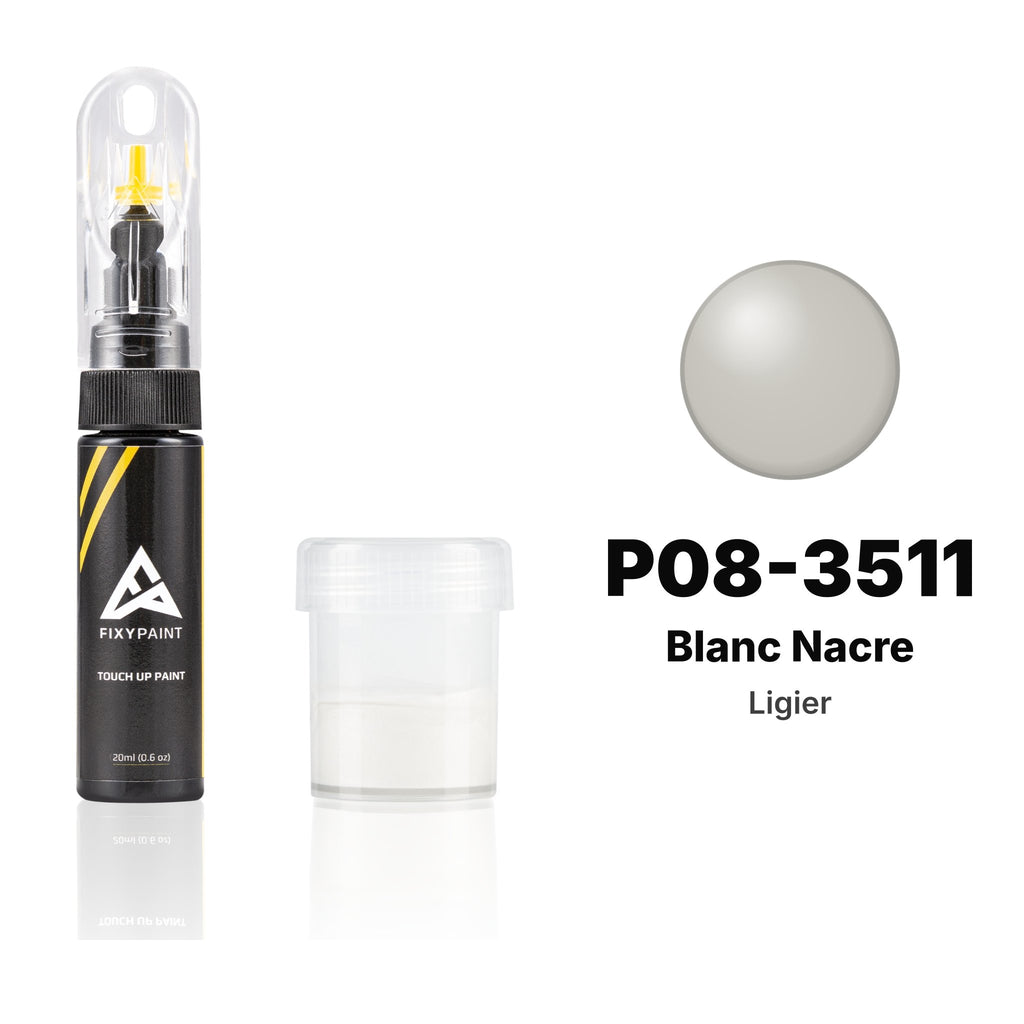 Touch-up paint for Ligier P08-3511 Blanc Nacre, Standard kit