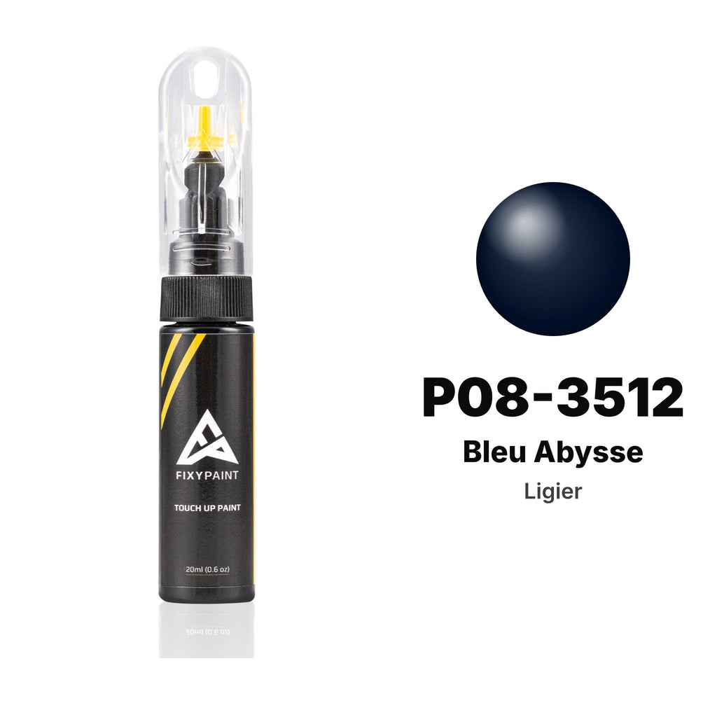 Touch-up paint for Ligier P08-3512 Bleu Abysse, Basic kit