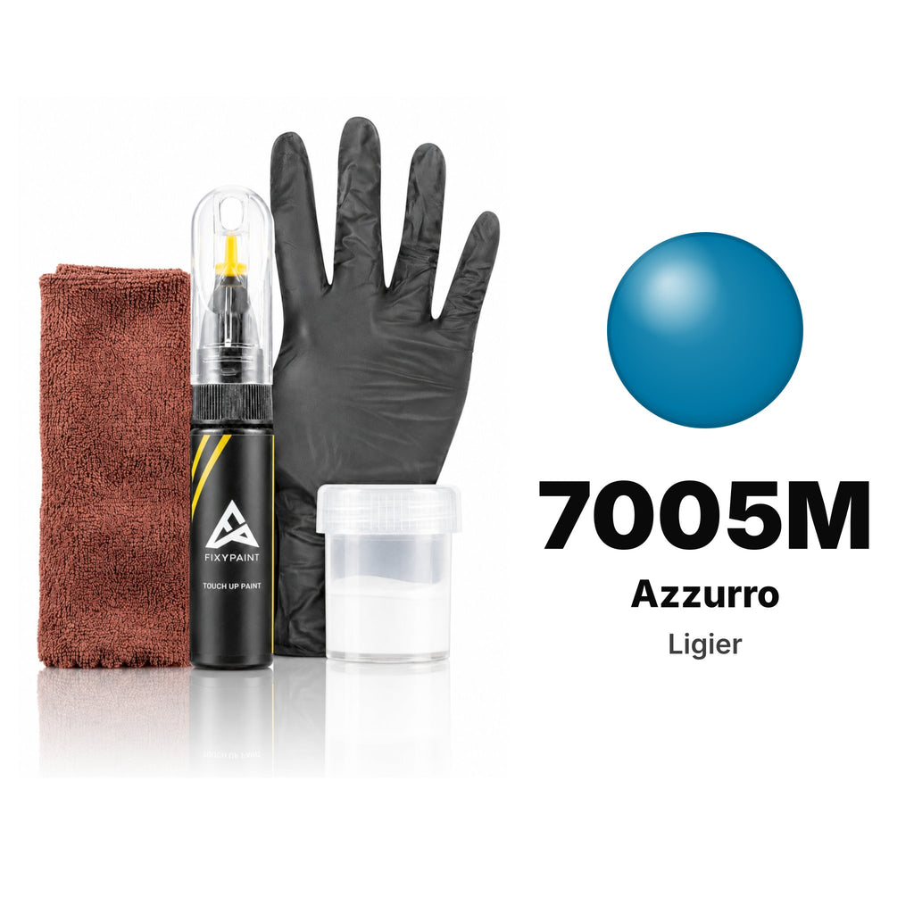 Touch-up paint for Ligier 7005M Azzurro, Complete kit