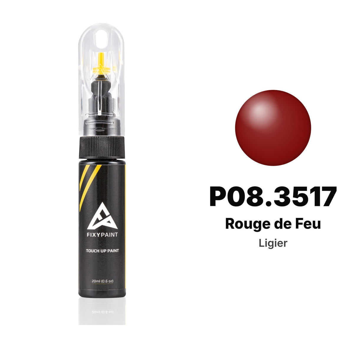 Ligier P08.3517 Rouge de Feu touch-up paint, Basic kit