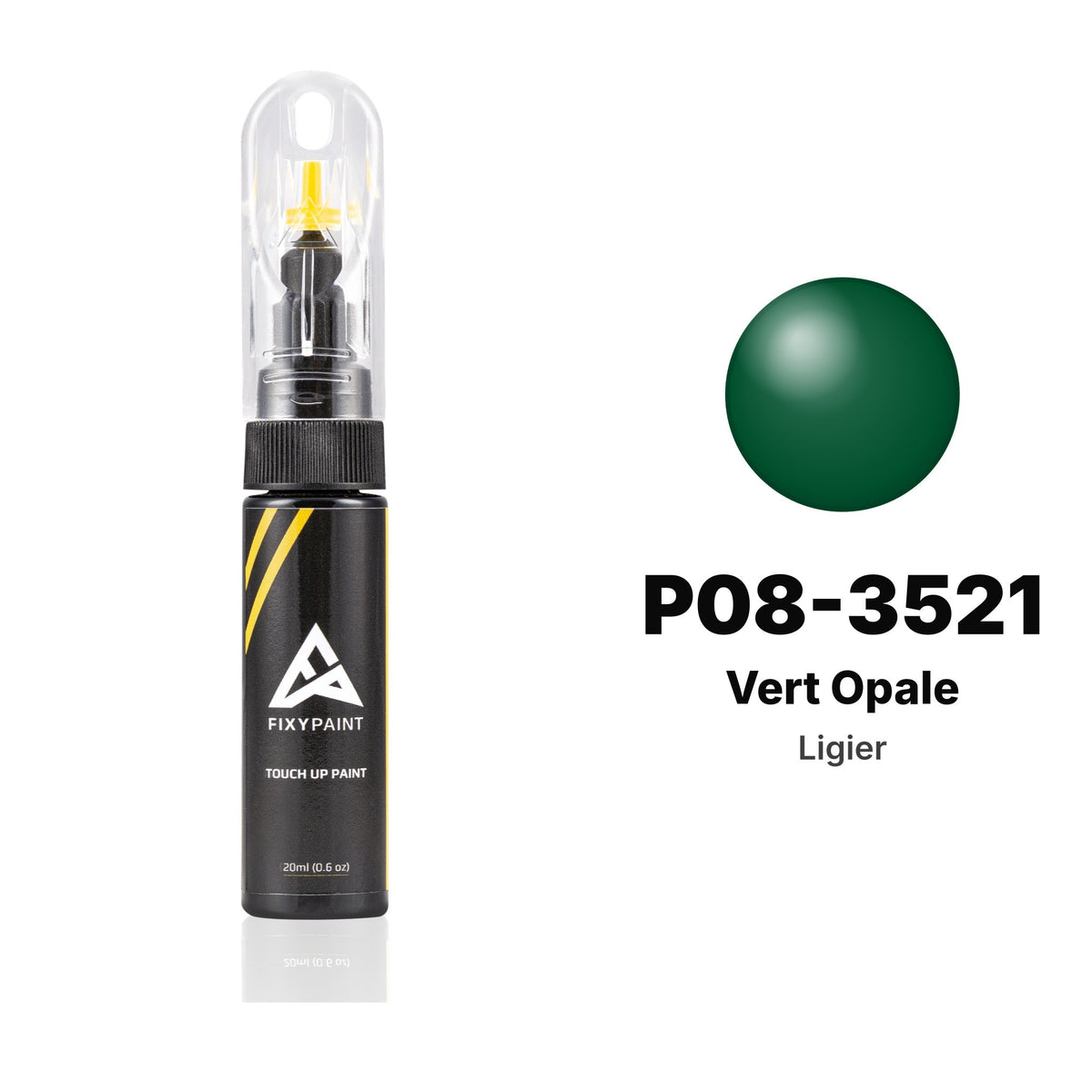 Touch-up paint for Ligier P08-3521 Vert Opale, Basic kit
