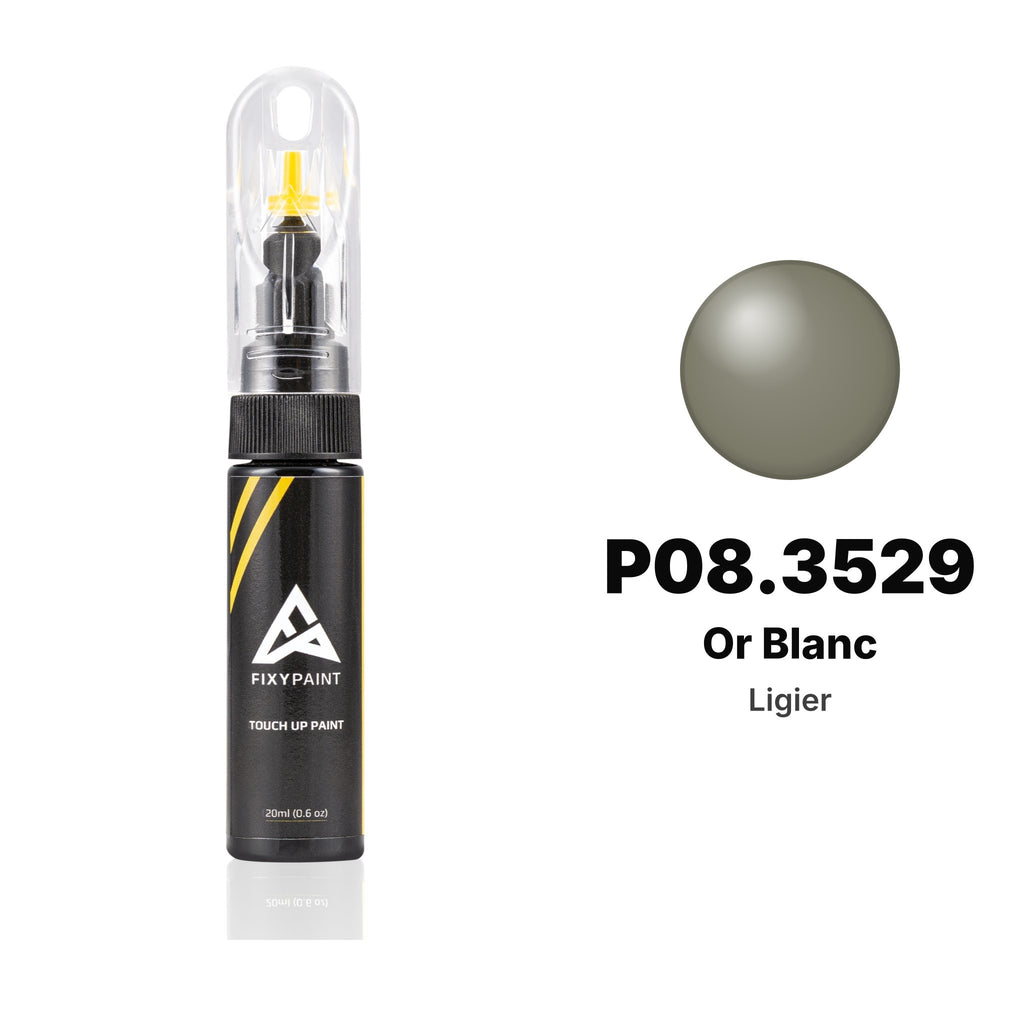 Lackstift für Ligier – P08.3529 Or Blanc (alle Modelle, ab 2009), Set Basis