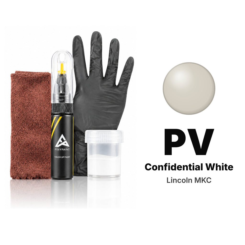 Touch-up paint for Lincoln MKC PV Confidential White, Complete kit