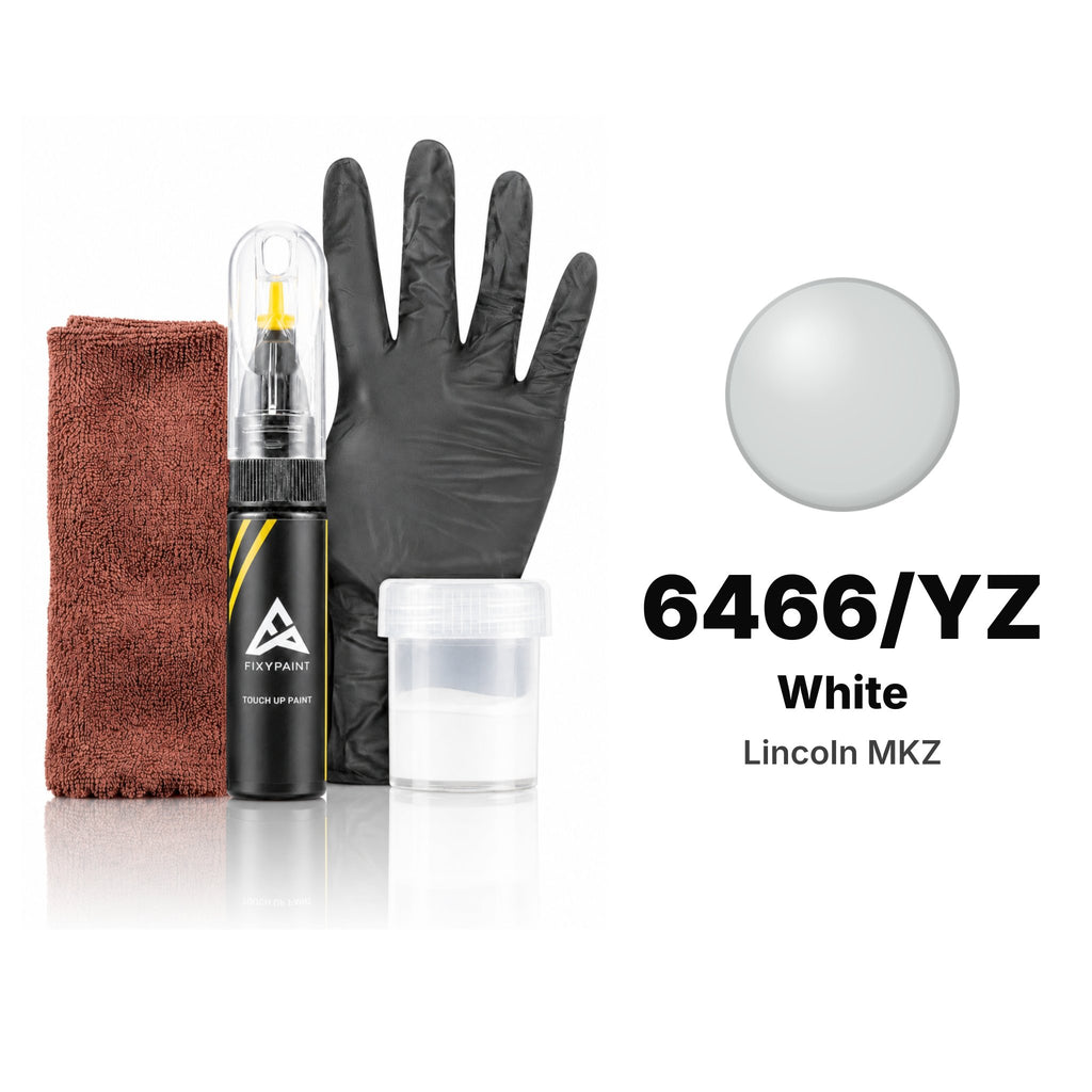 Touch-up paint for Lincoln MKZ 6466/YZ White, Complete kit