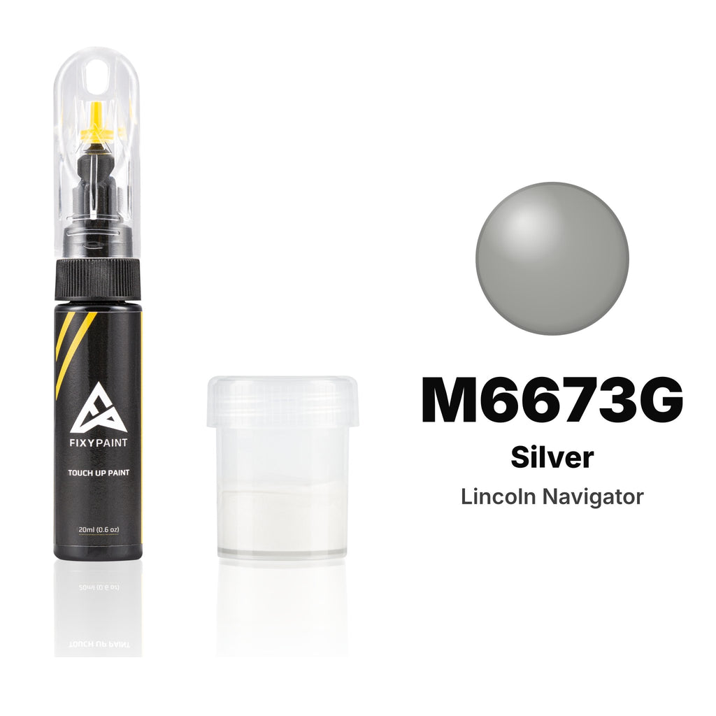 Vernice ritocco per Lincoln Navigator – M6673G Silver (2006), kit Standard
