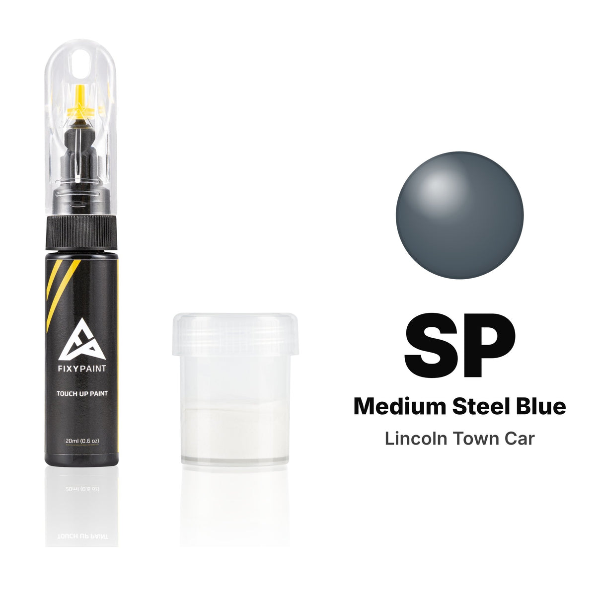 Touch-up paint for Lincoln Town Car SP Medium Steel Blue, Standard kit