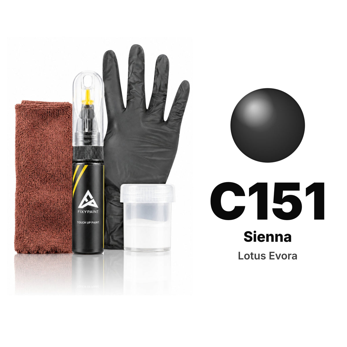 Touch-up paint for Lotus Evora C151 Sienna, Complete kit
