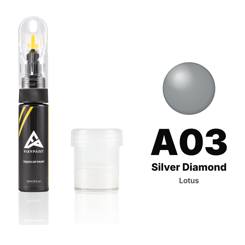 Touch-up paint for Lotus A03 Silver Diamond, Standard kit