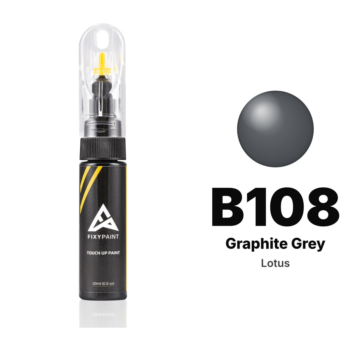 Lotus B108 Graphite Grey touch-up paint, Basic kit