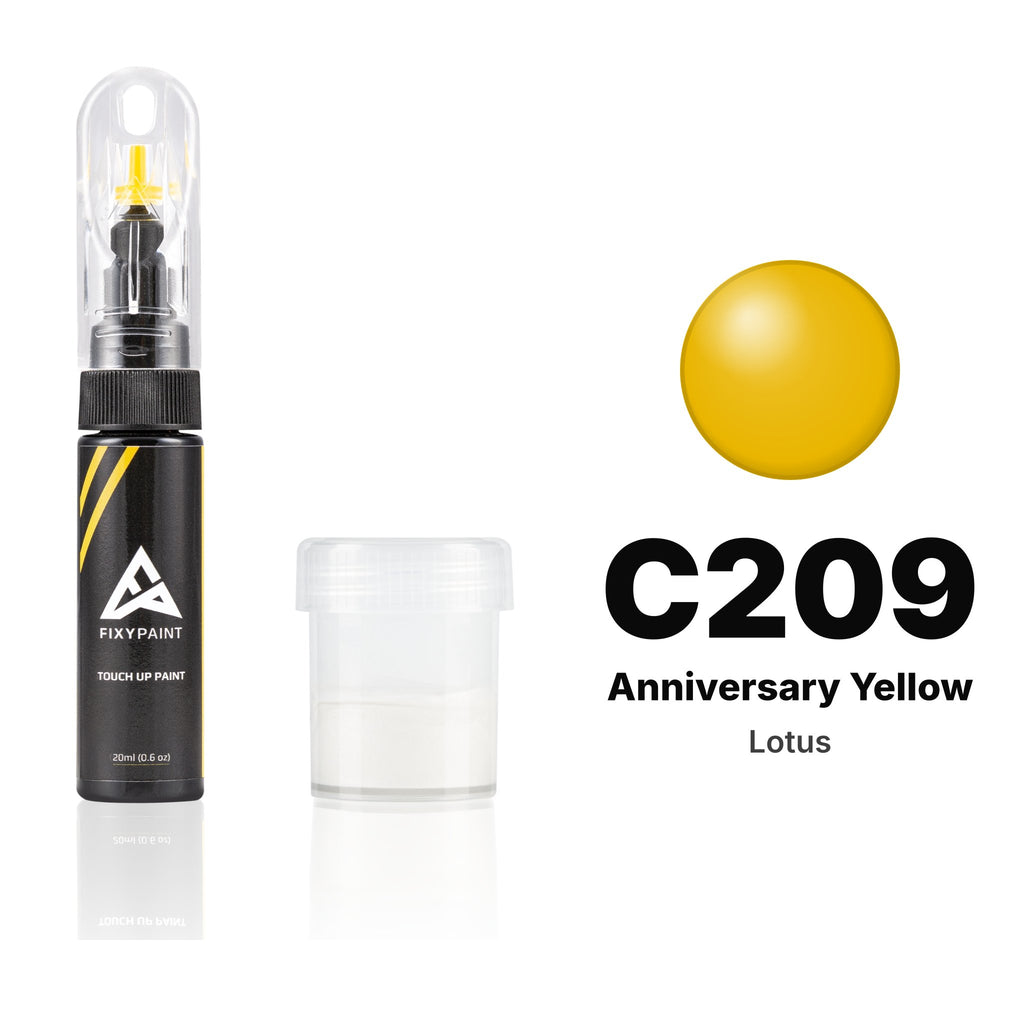 Touch-up paint for Lotus C209 Anniversary Yellow, Standard kit