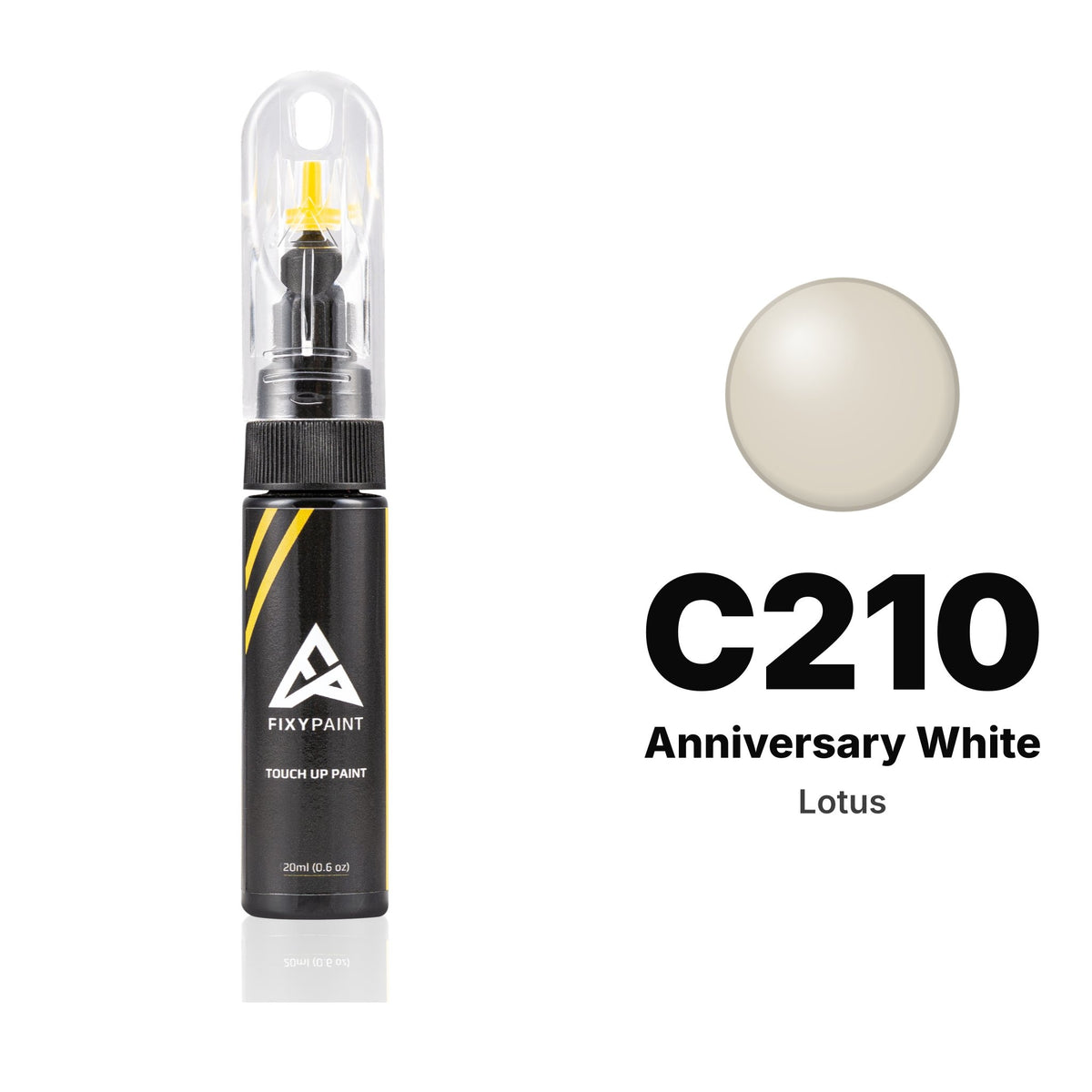 Touch-up paint for Lotus C210 Anniversary White, Basic kit