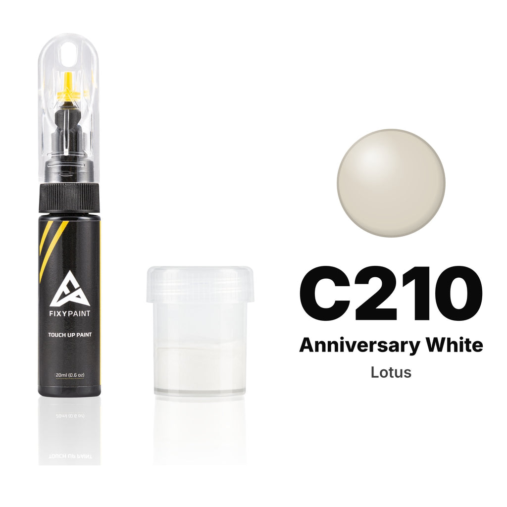 Touch-up paint for Lotus C210 Anniversary White, Standard kit