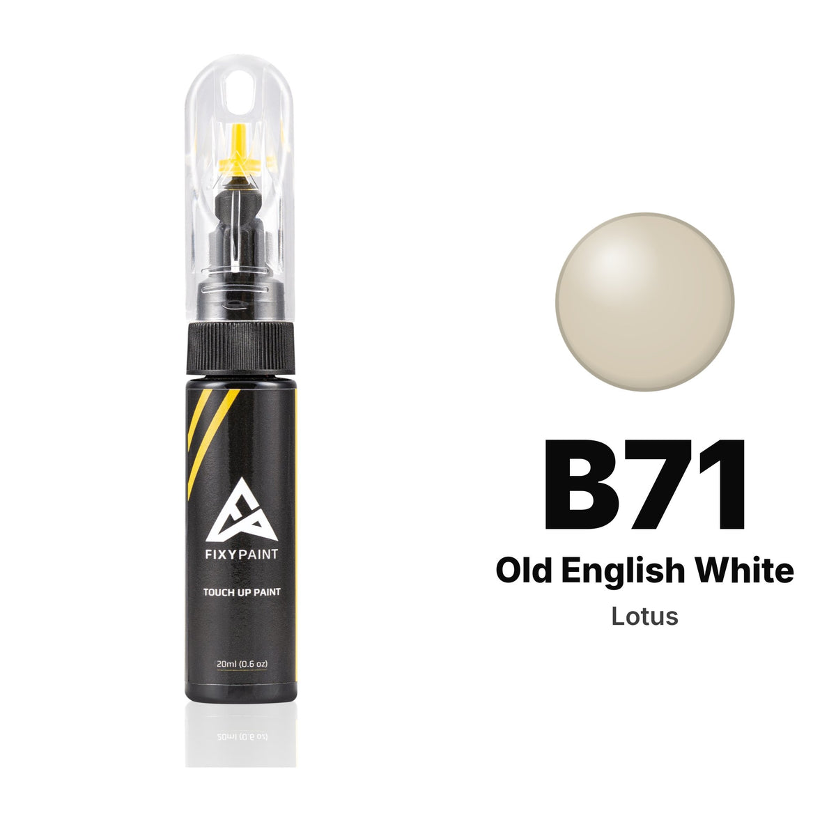 Touch-up paint for Lotus B71 Old English White, Basic kit