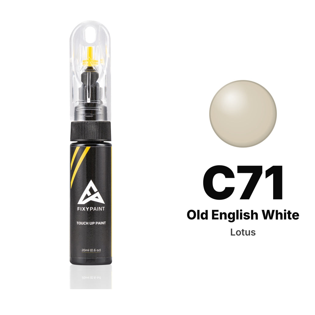Touch-up paint for Lotus C71 Old English White, Basic kit