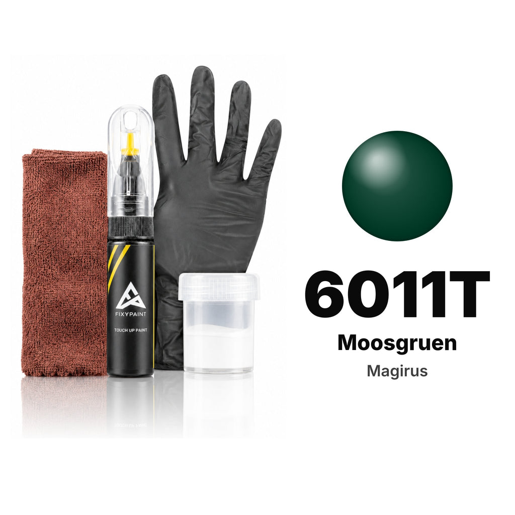 Touch-up paint for Magirus 6011T Moosgruen, Complete kit