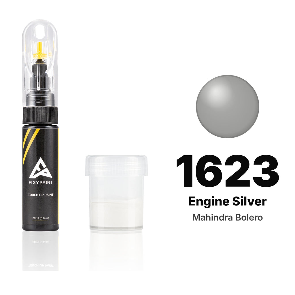 Touch-up paint for Mahindra Bolero 1623 Engine Silver, Standard kit