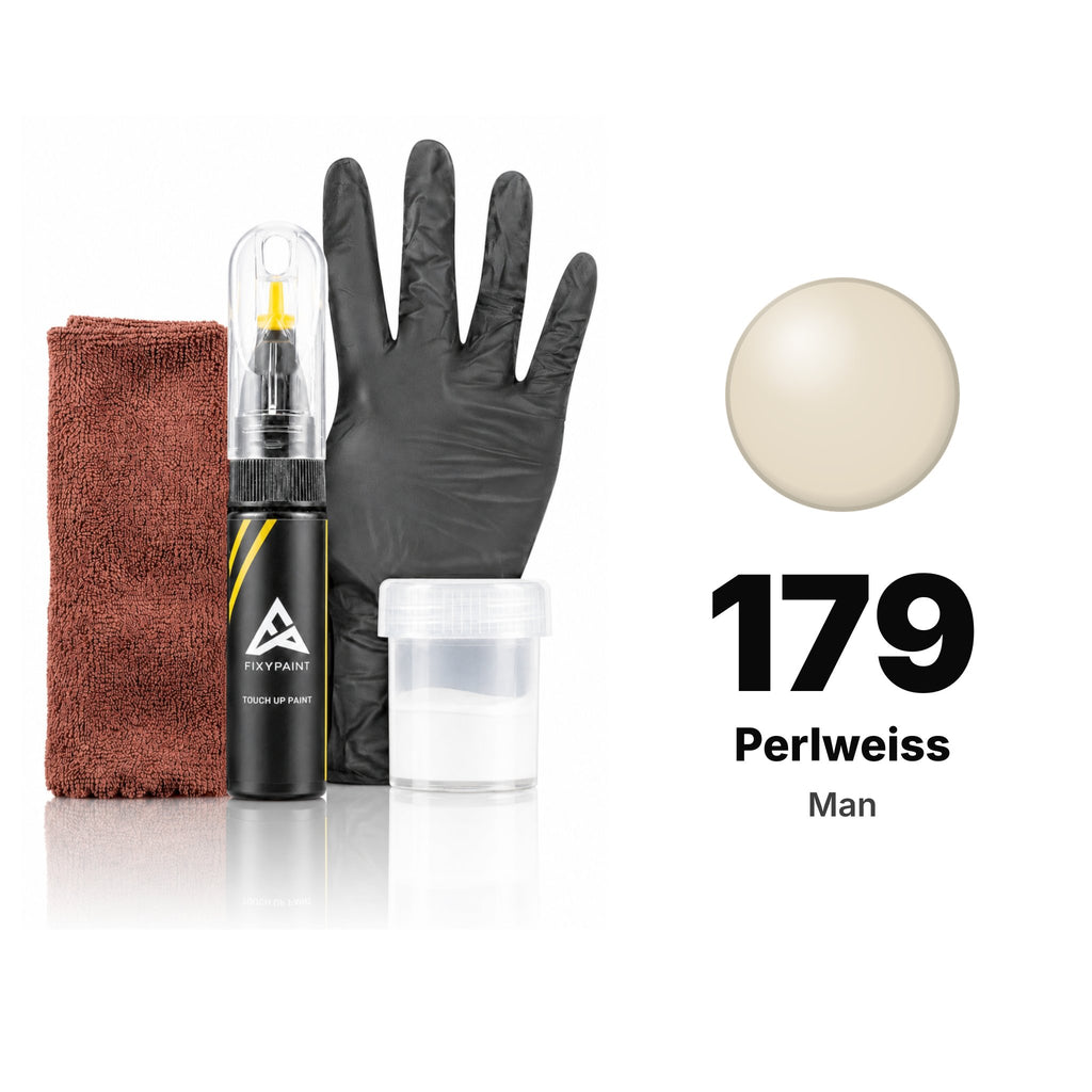 Touch-up paint for Man 179 Perlweiss, Complete kit