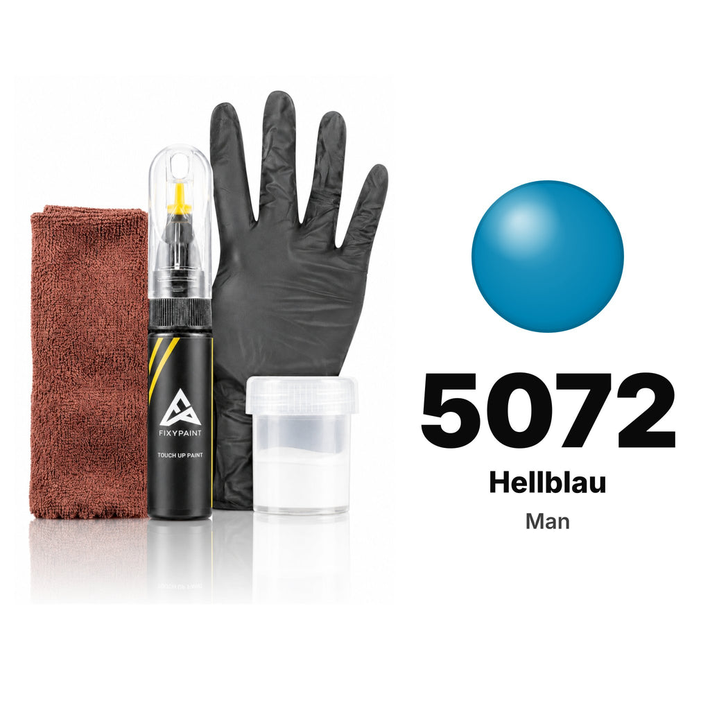 Touch-up paint for Man 5072 Hellblau, Complete kit