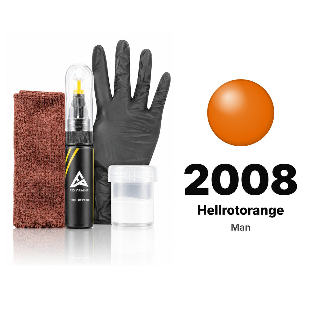 Touch-up paint for Man 2008 Hellrotorange, Complete kit