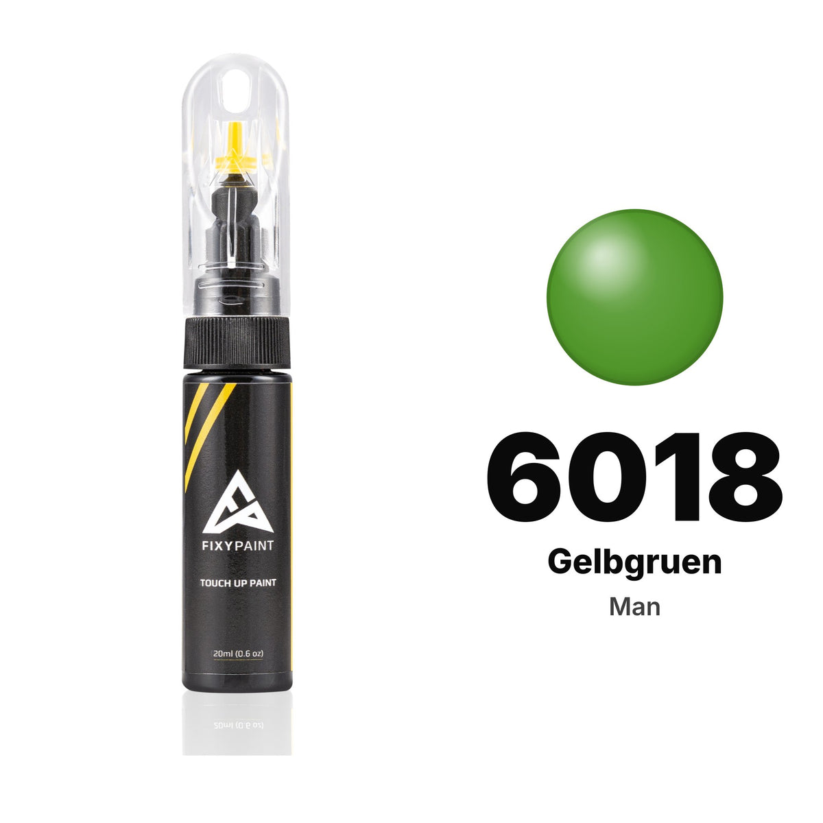 Touch-up paint for Man 6018 Gelbgruen, Basic kit