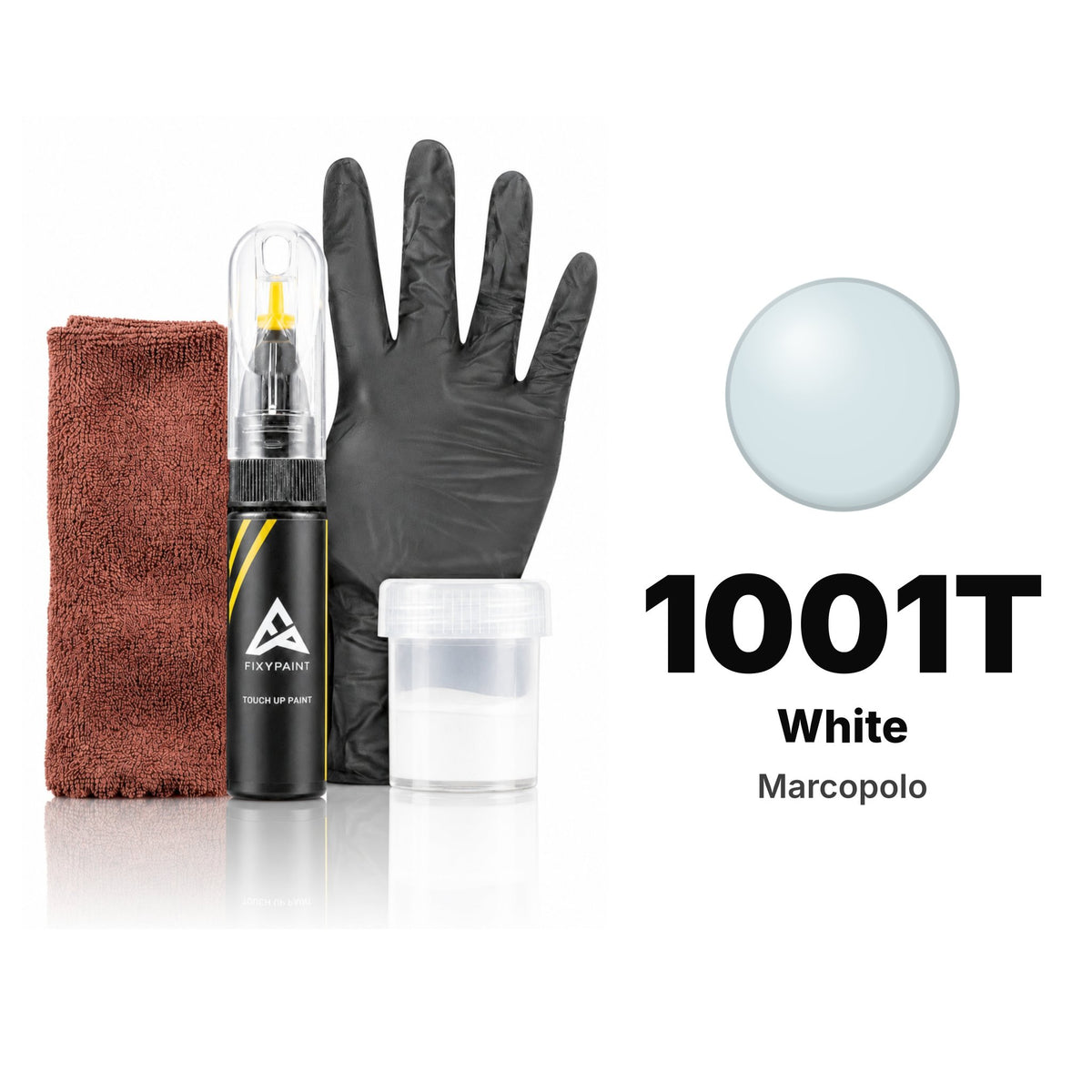 Lackstift für Marcopolo – 1001T White (alle Modelle, ab 2014), Set Komplett